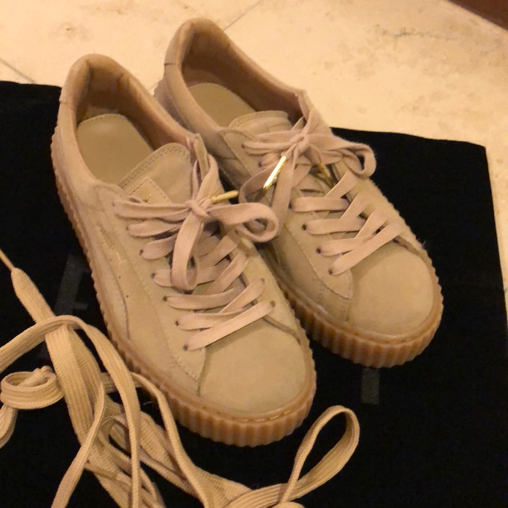 Fenty Puma by Rihanna cropper tan size US 6.5
